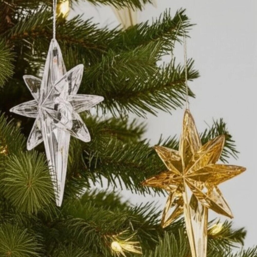 Regency Acrylic Star of Bethlehem Christmas Gem Jewel Ornament Tree Decoration